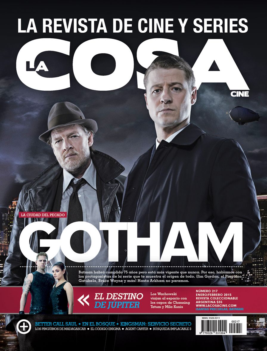 LA COSA CINE magazine side cover Issue 217 January/February 2015