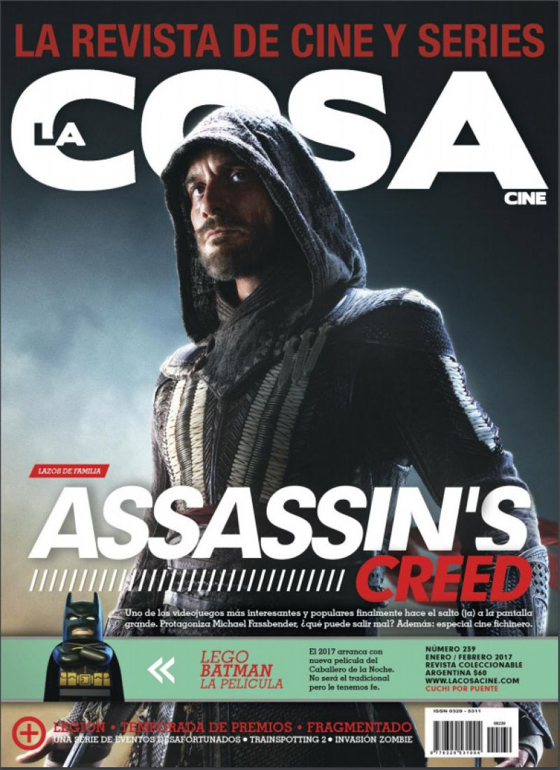 LA COSA CINE magazine side cover Issue 239 January/February 2017