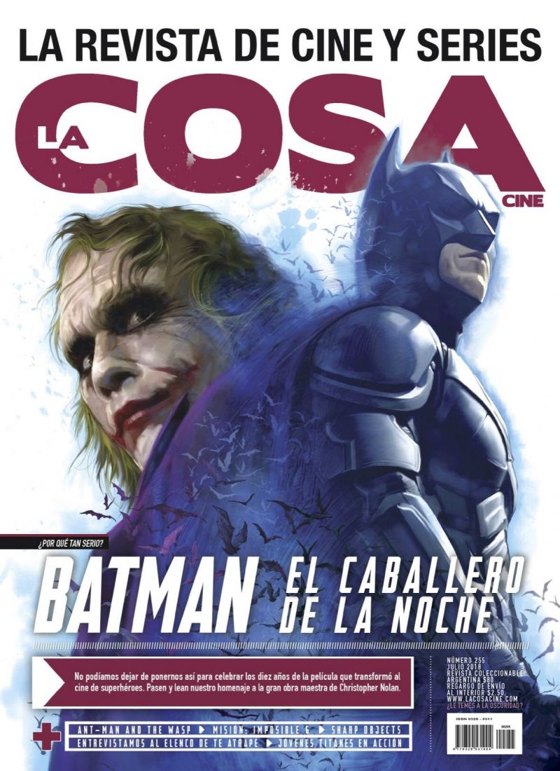 LA COSA CINE magazine side cover Issue 255  July 2018
