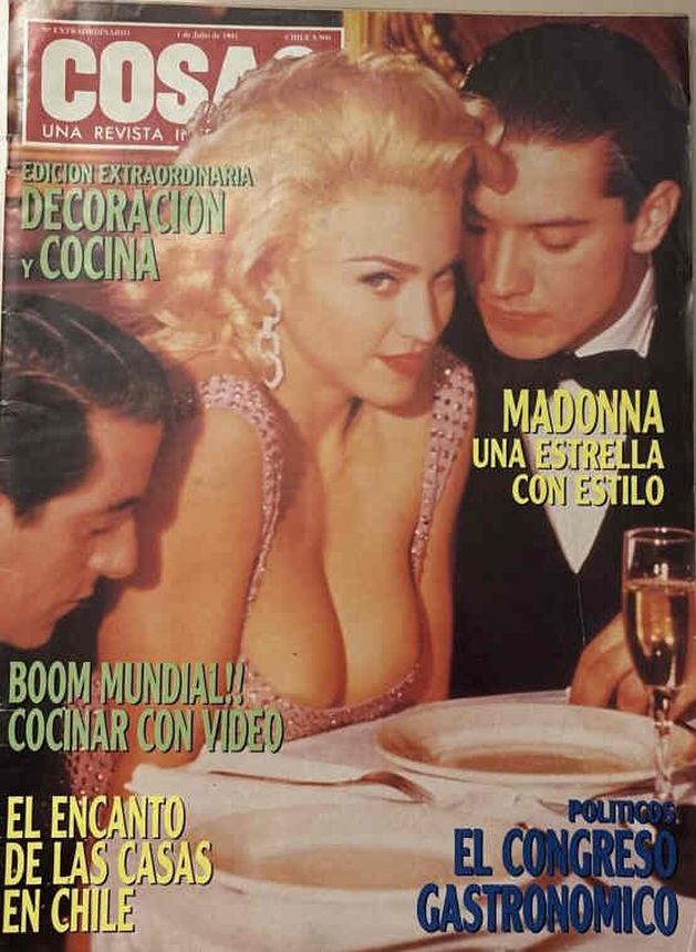 COSAS CHILE magazine side cover 1 July 1991
