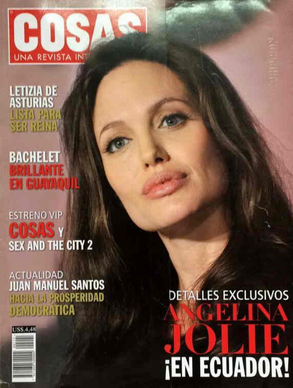 COSAS CHILE magazine side cover  July 2010
