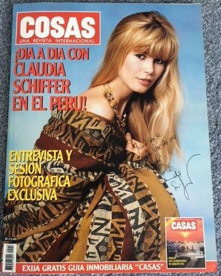 COSAS CHILE magazine side cover  April 1997