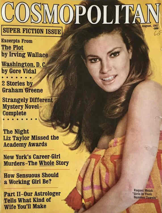 COSMOPOLITAN AUSTRALIA magazine side cover  August 1967