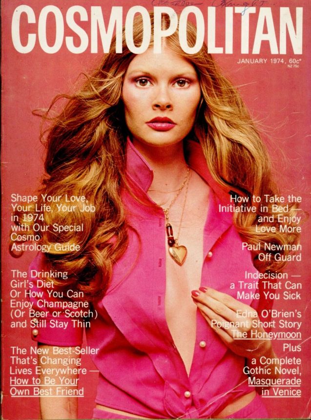 COSMOPOLITAN AUSTRALIA magazine side cover  January 1974