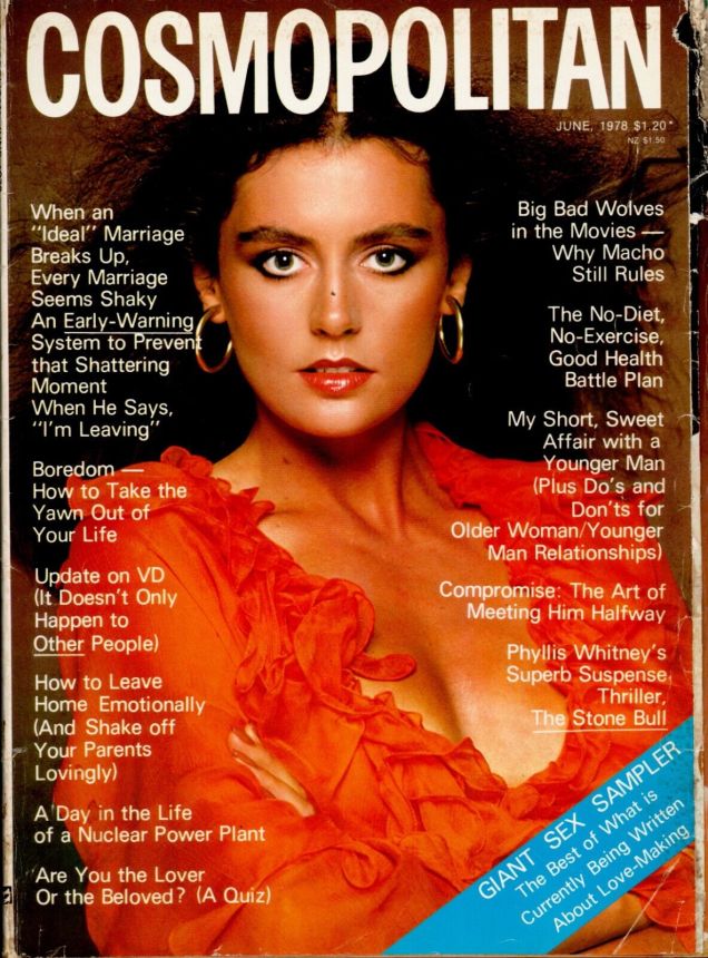COSMOPOLITAN AUSTRALIA magazine side cover  June 1978