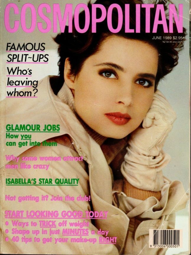 COSMOPOLITAN AUSTRALIA magazine side cover  June 1989