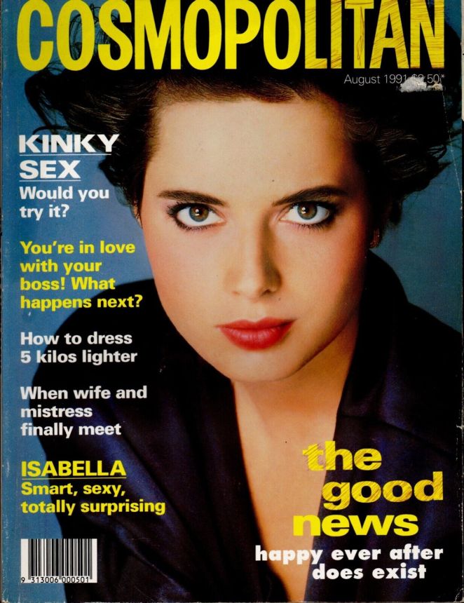 COSMOPOLITAN AUSTRALIA magazine side cover  August 1991