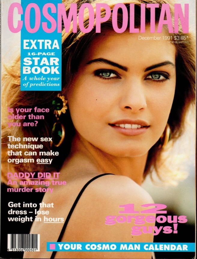 COSMOPOLITAN AUSTRALIA magazine side cover  December 1991