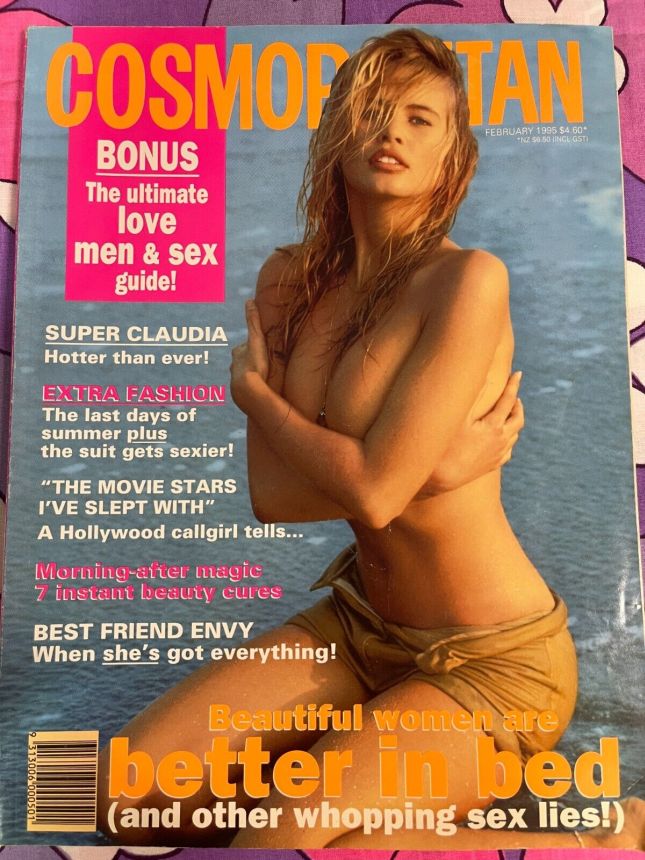 COSMOPOLITAN AUSTRALIA magazine side cover  February 1995