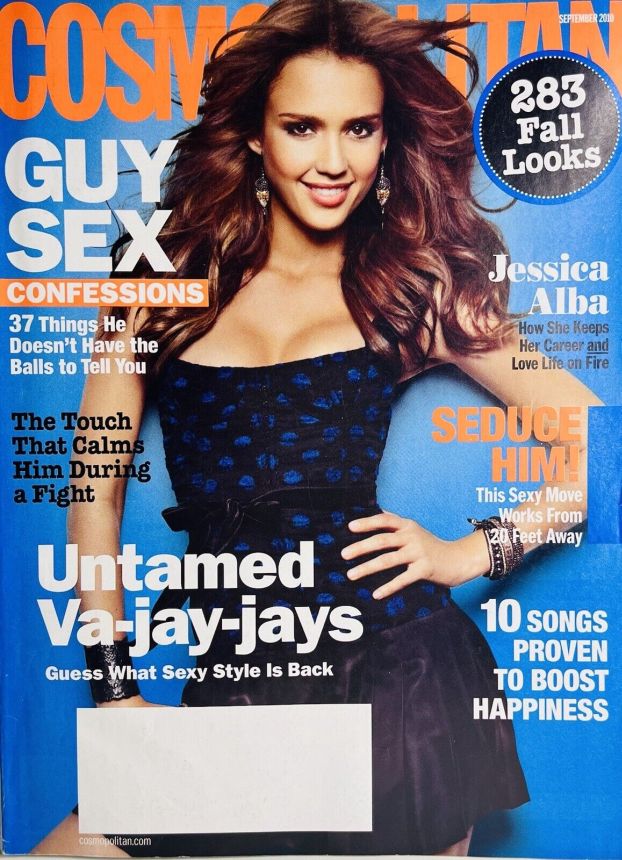 COSMOPOLITAN AUSTRALIA magazine side cover  September 2010