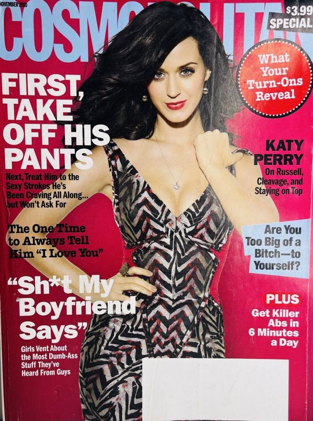COSMOPOLITAN AUSTRALIA magazine side cover  November 2010