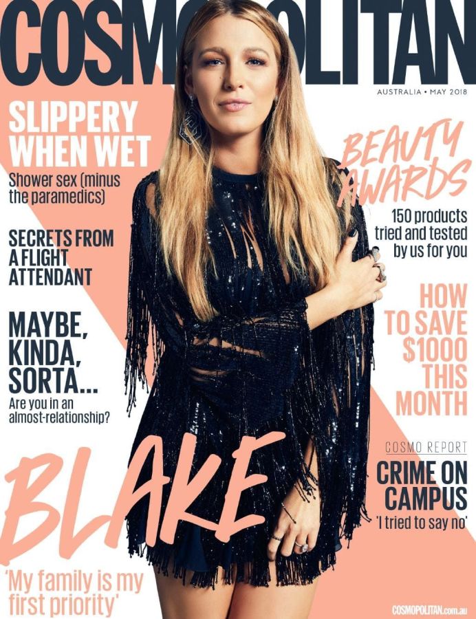 COSMOPOLITAN AUSTRALIA magazine side cover  May 2018