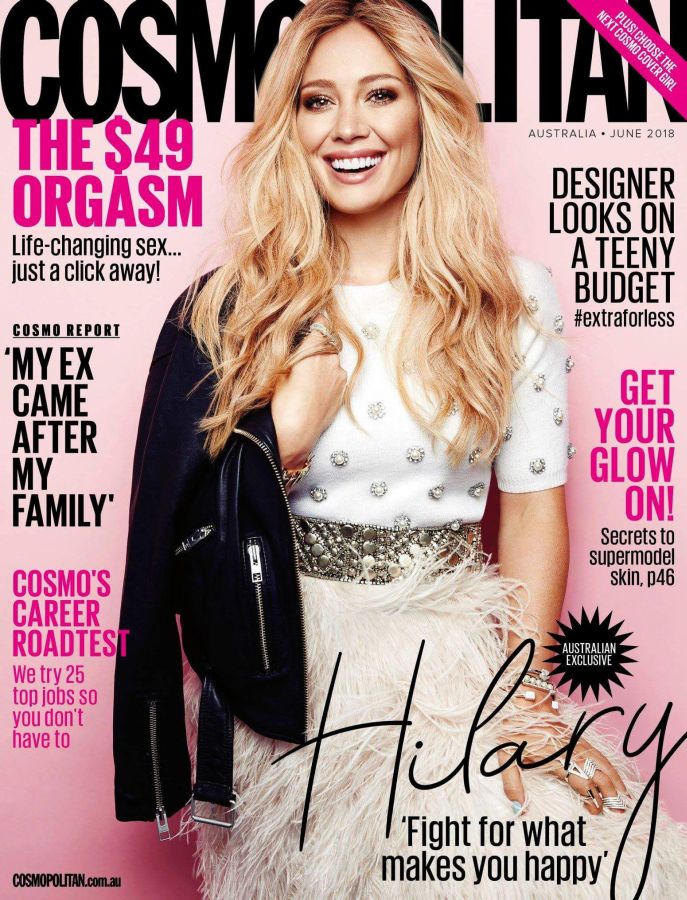 COSMOPOLITAN AUSTRALIA magazine side cover  June 2018