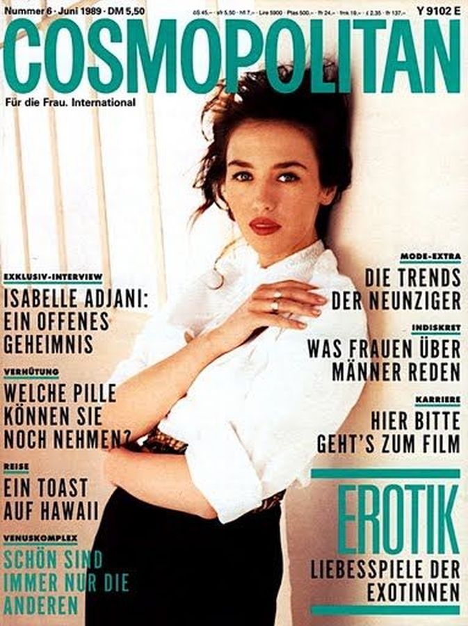 COSMOPOLITAN AUSTRIA magazine side cover  June 1989