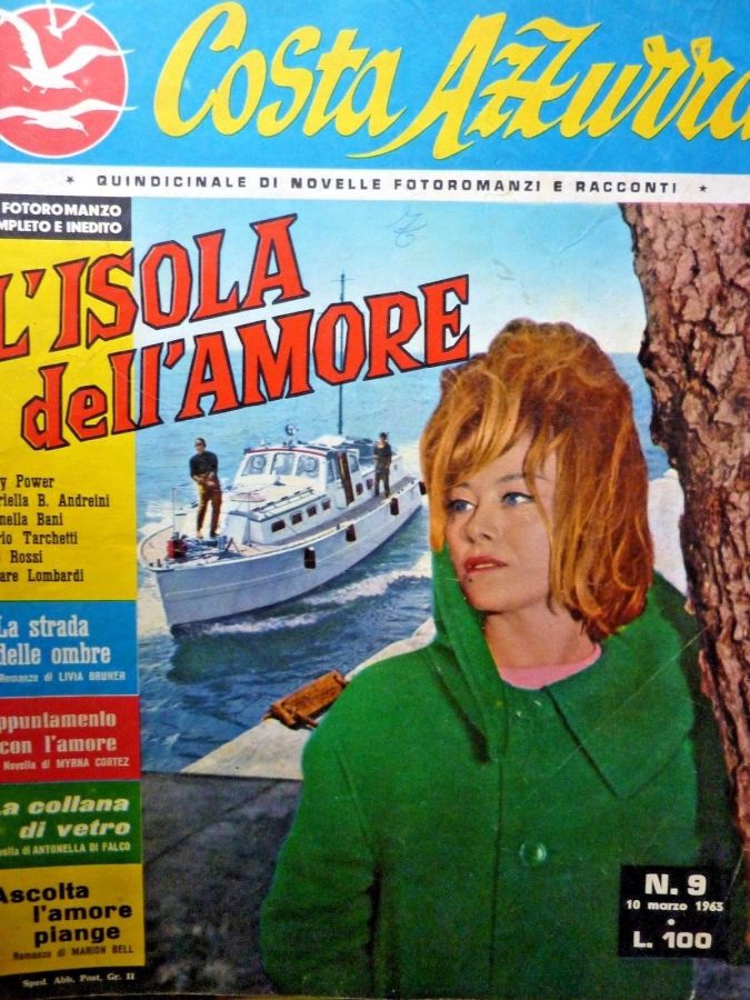 COSTA AZZURRA magazine side cover Issue 9 10 March 1963