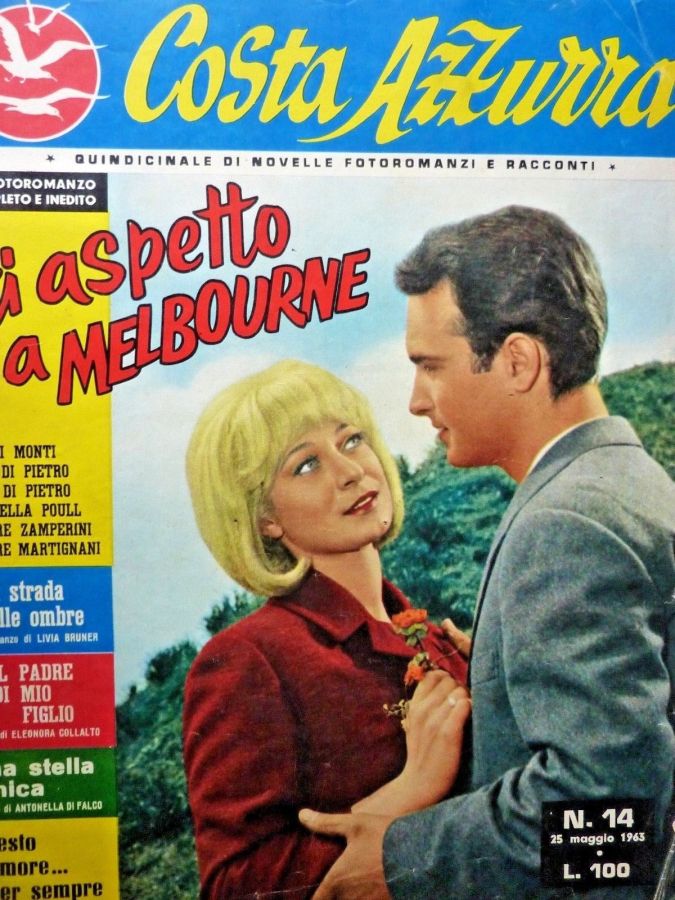 COSTA AZZURRA magazine side cover Issue 14 25 May 1963