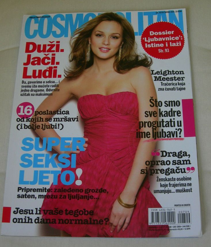 COSMOPOLITAN (Croatia) magazine side cover  July 2009