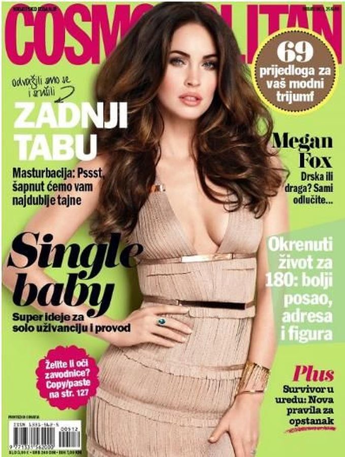 COSMOPOLITAN (Croatia) magazine side cover  May 2012