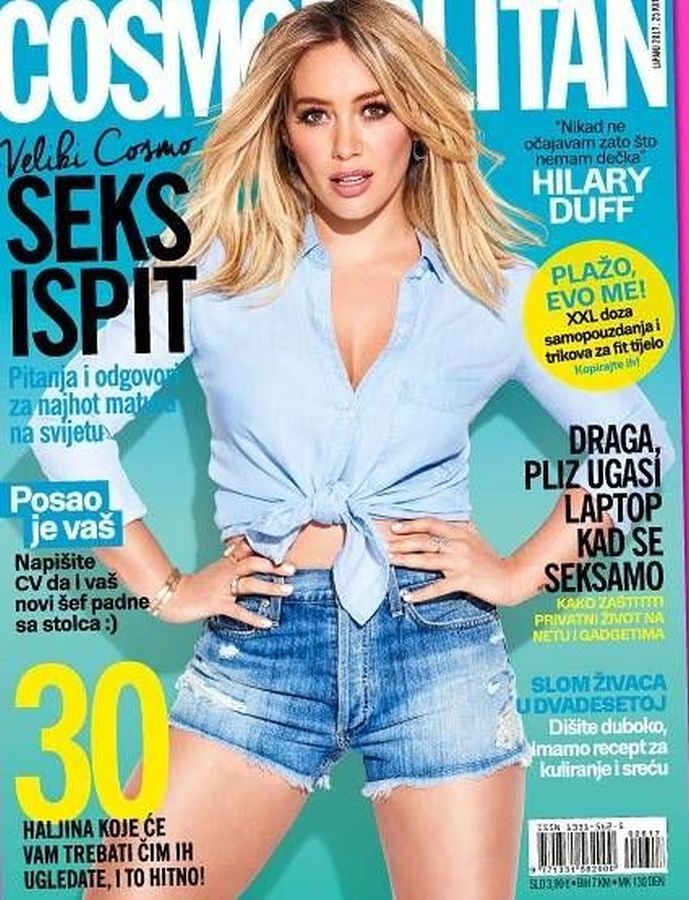 COSMOPOLITAN (Croatia) magazine side cover  June 2017