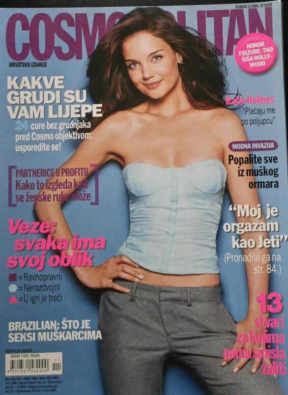COSMOPOLITAN (Croatia) magazine side cover  November 2004