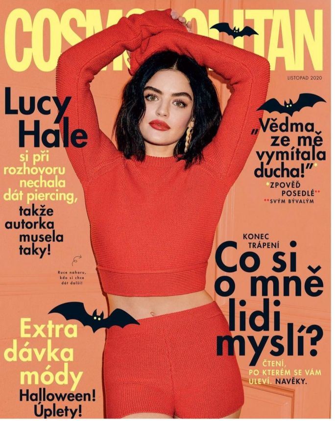 COSMOPOLITAN CZECH magazine side cover  November 2020
