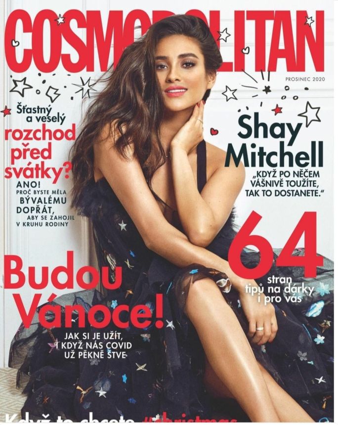 COSMOPOLITAN CZECH magazine side cover  December 2020