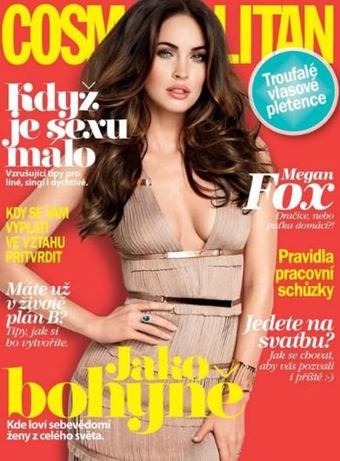 COSMOPOLITAN CZECH magazine side cover  May 2012