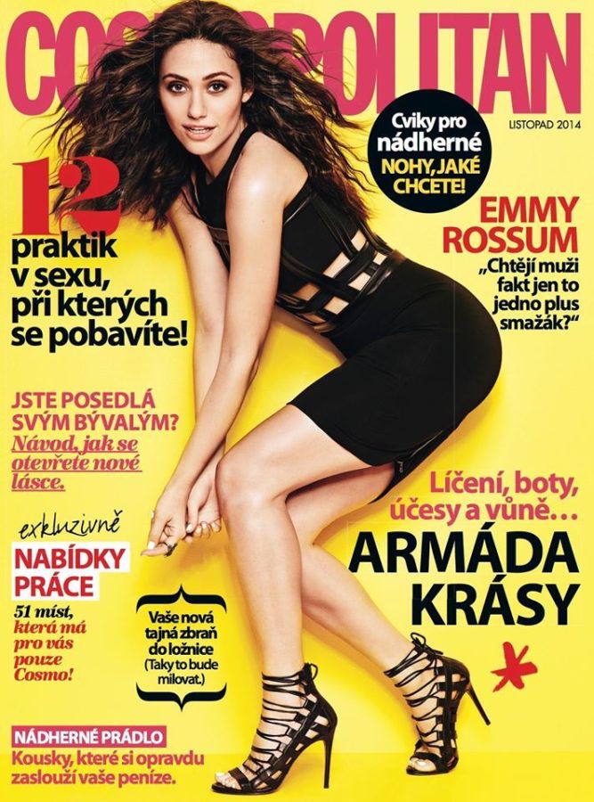 COSMOPOLITAN CZECH magazine side cover  November 2014
