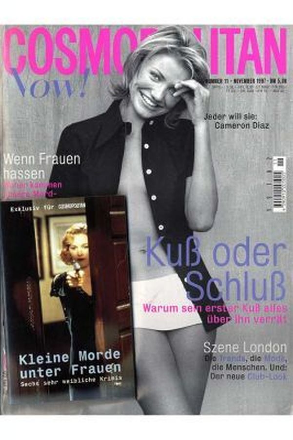 COSMOPOLITAN GERMANY magazine side cover  November 1997
