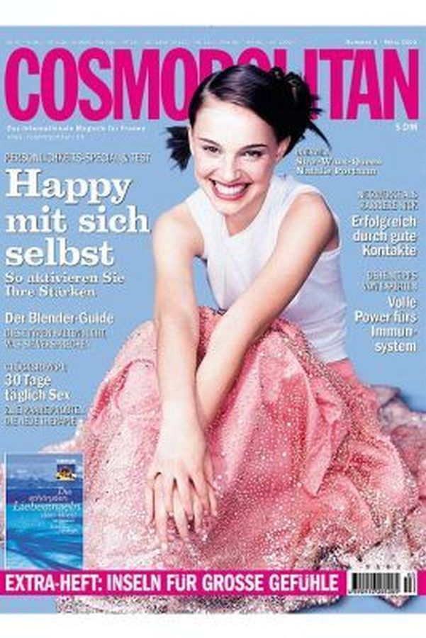 COSMOPOLITAN GERMANY magazine side cover  March 2000