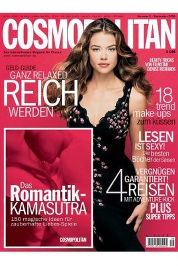 COSMOPOLITAN GERMANY magazine side cover  September 2000