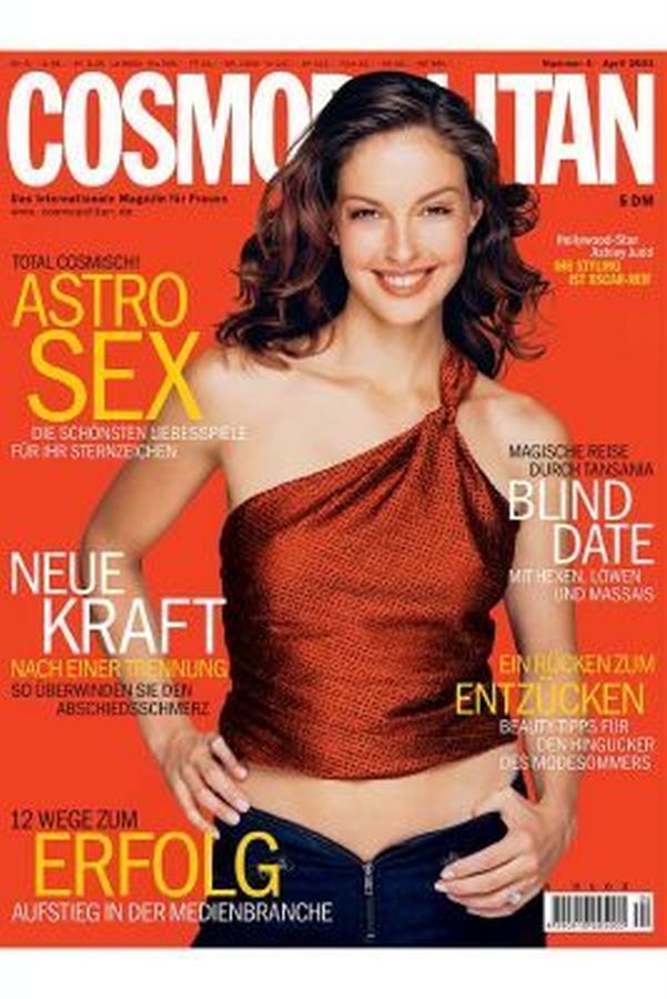 COSMOPOLITAN GERMANY magazine side cover  April 2001