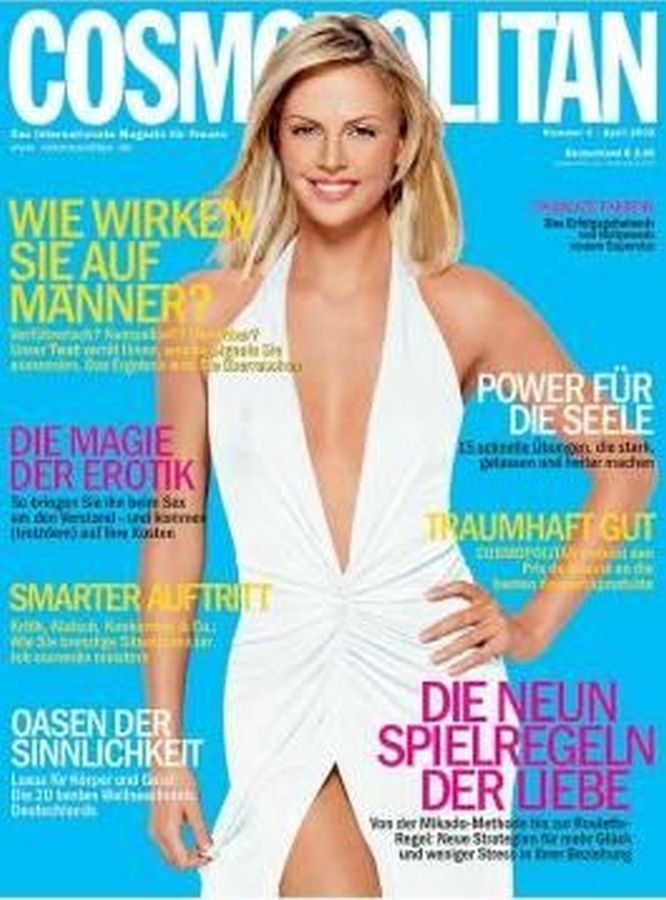 COSMOPOLITAN GERMANY magazine side cover  April 2003