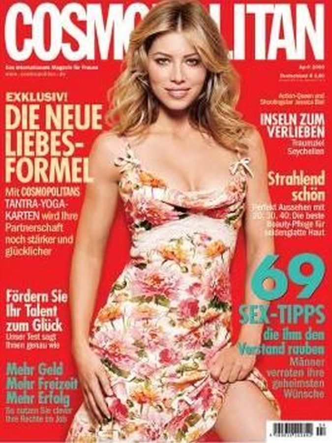 COSMOPOLITAN GERMANY magazine side cover  April 2006