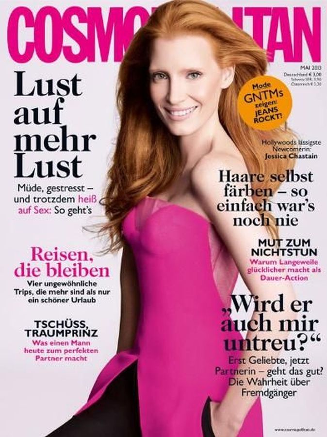 COSMOPOLITAN GERMANY magazine side cover  May 2013