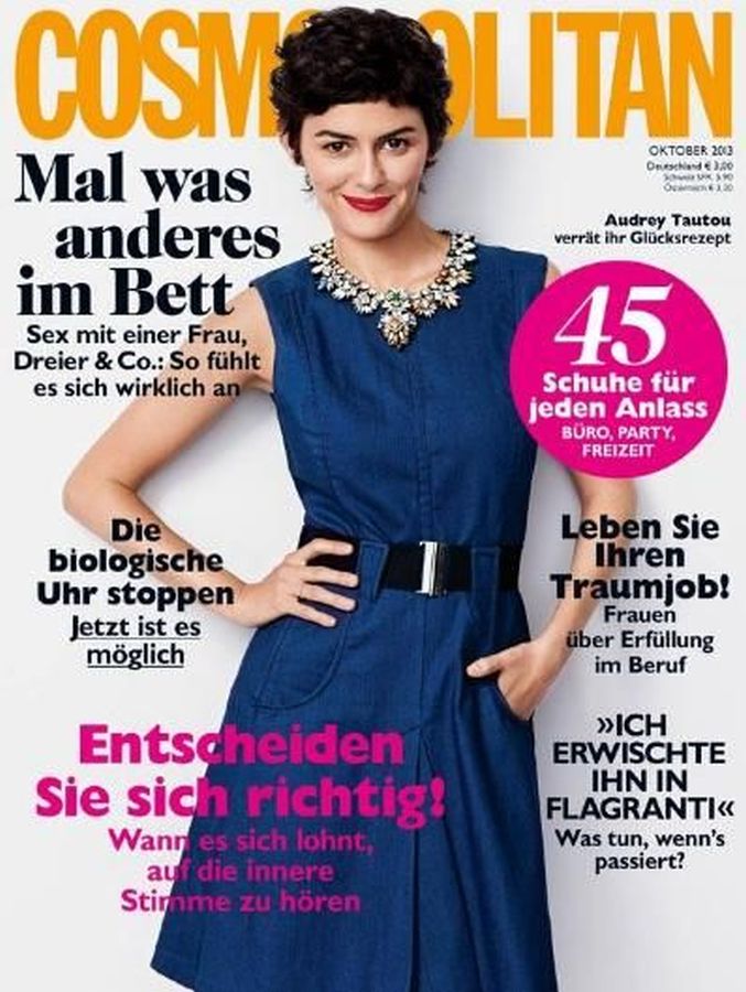 COSMOPOLITAN GERMANY magazine side cover  October 2013