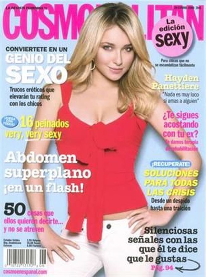 COSMOPOLITAN ECUADOR magazine side cover  July 2008