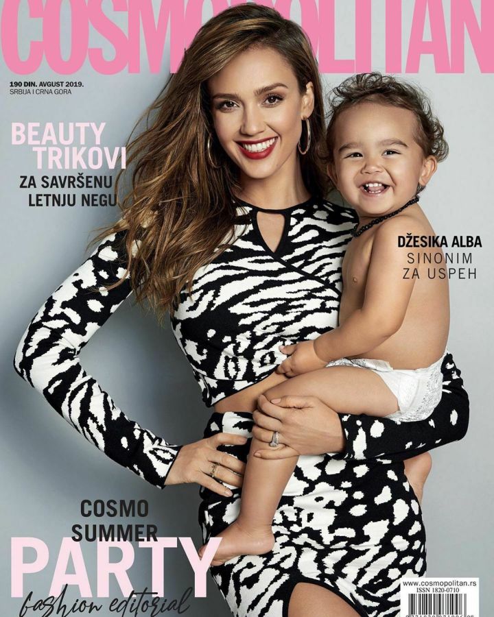 COSMOPOLITAN SERBIA magazine side cover  August 2019