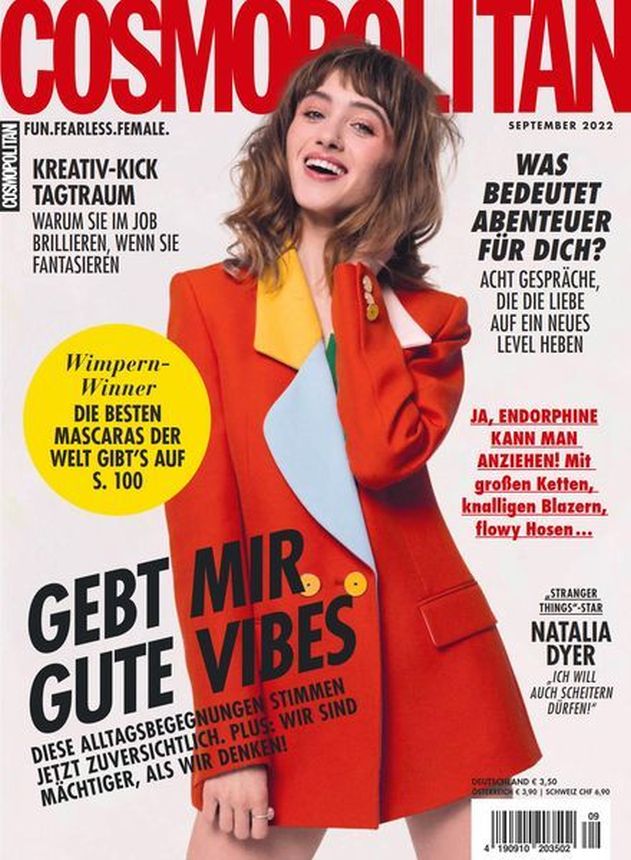 COSMOPOLITAN GERMANY magazine side cover  September 2022