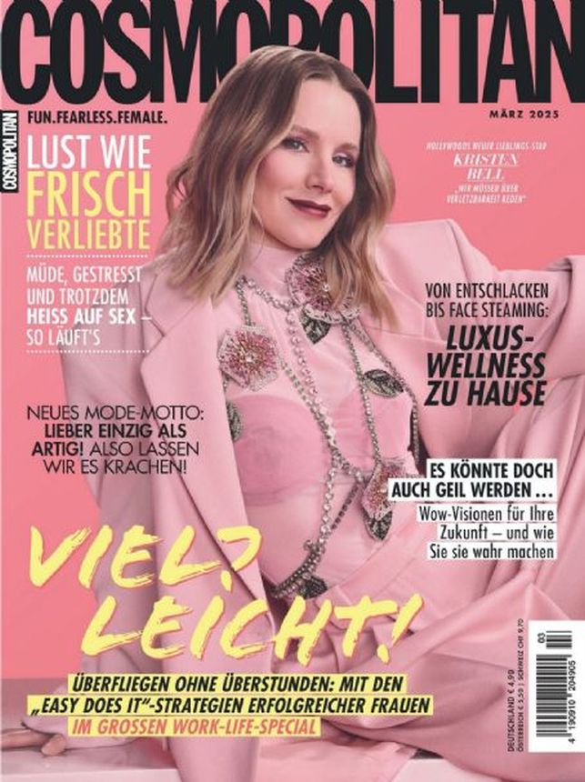 COSMOPOLITAN GERMANY magazine side cover  March 2025