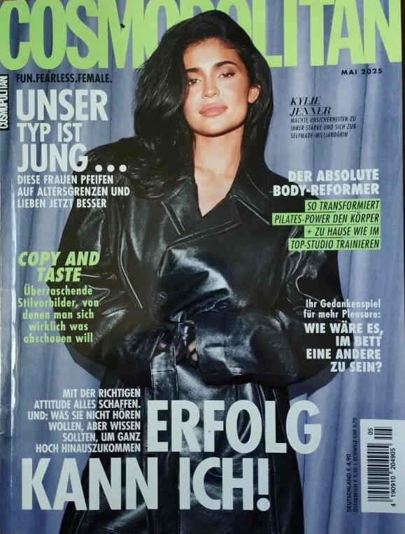 COSMOPOLITAN GERMANY magazine side cover  May 2025