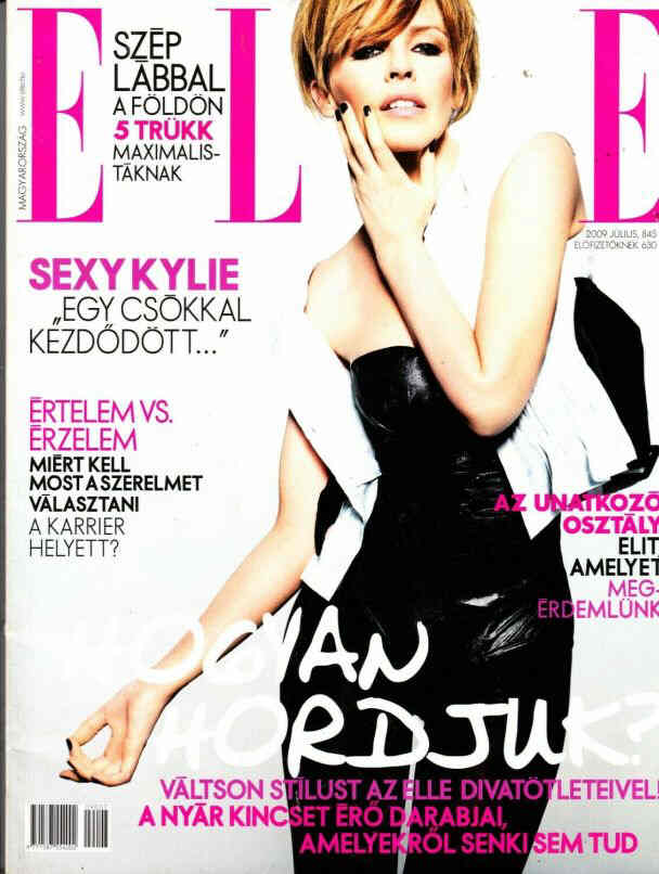 COSMOPOLITAN HUNGARY magazine side cover  July 2009