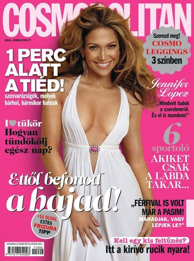COSMOPOLITAN HUNGARY magazine side cover  June 2011