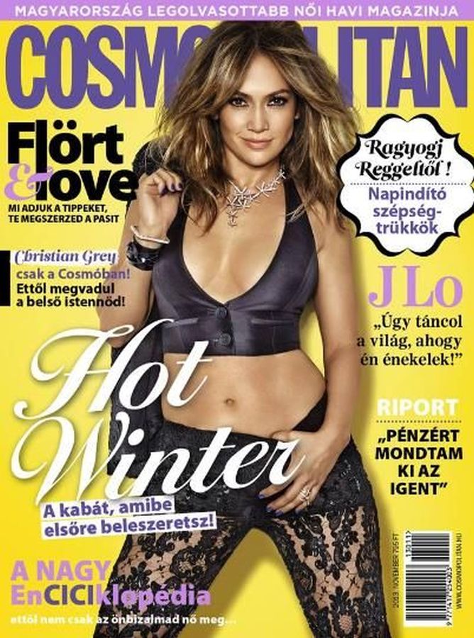 COSMOPOLITAN HUNGARY magazine side cover  November 2013