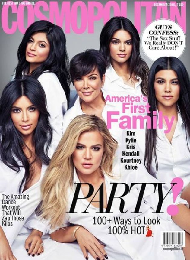 COSMOPOLITAN INDIA magazine side cover  December 2015