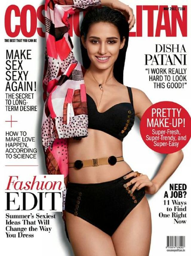 COSMOPOLITAN INDIA magazine side cover  May 2017