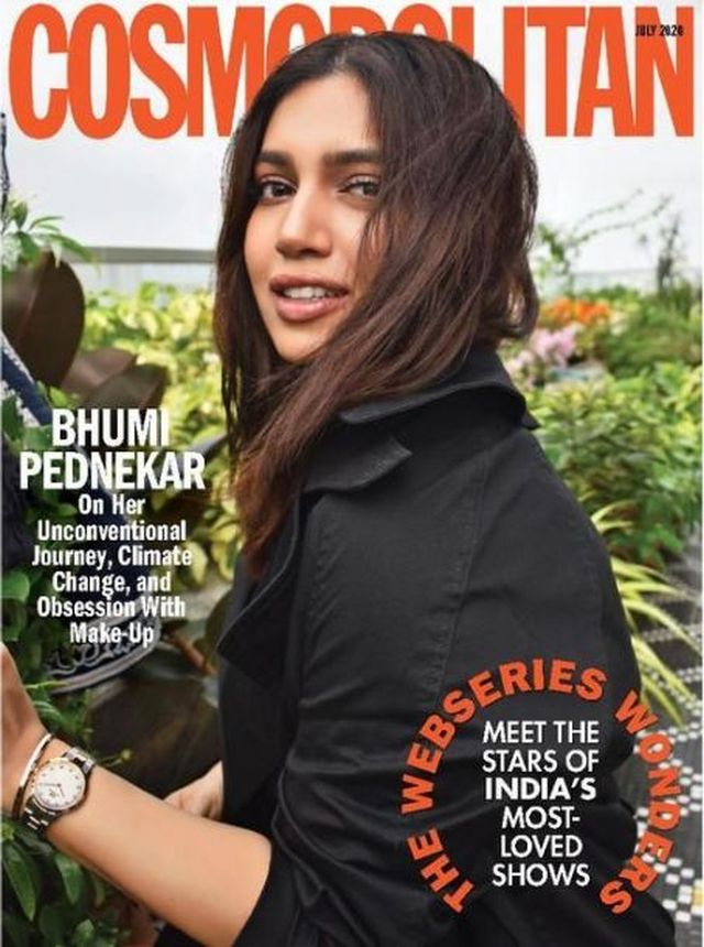 COSMOPOLITAN INDIA magazine side cover  July 2020