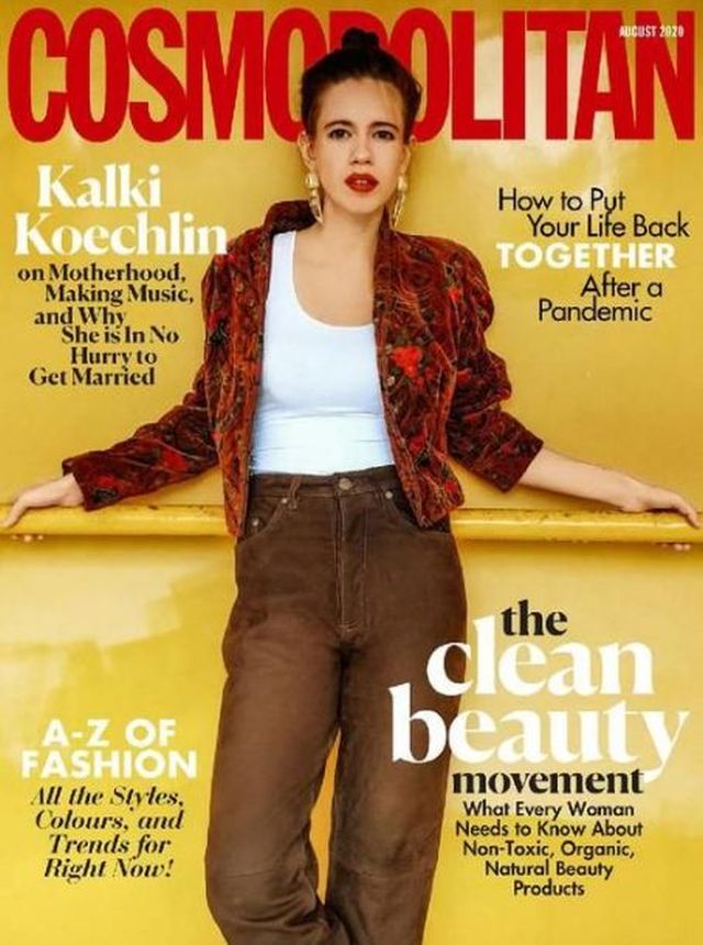 COSMOPOLITAN INDIA magazine side cover  August 2020