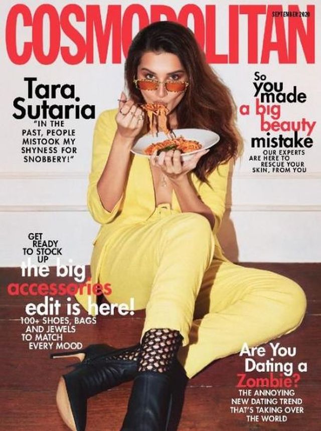 COSMOPOLITAN INDIA magazine side cover  September 2020
