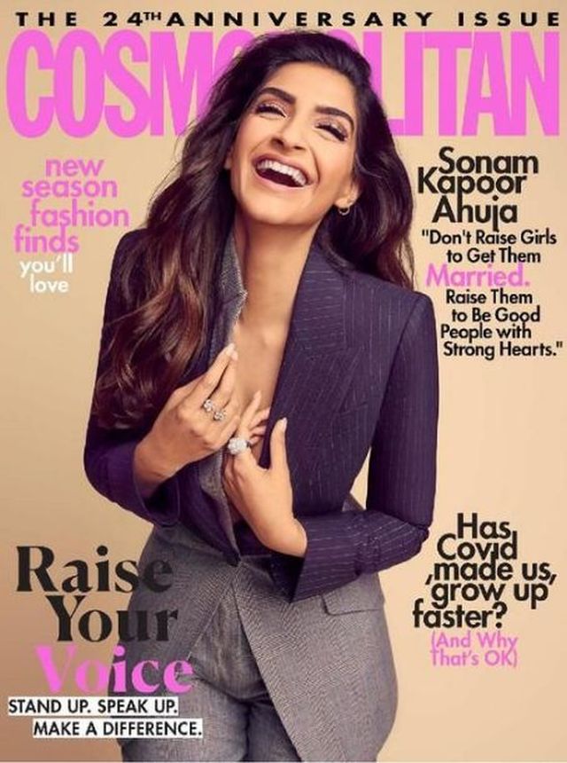 COSMOPOLITAN INDIA magazine side cover  October 2020